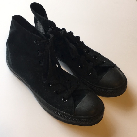 black converse womens size 8